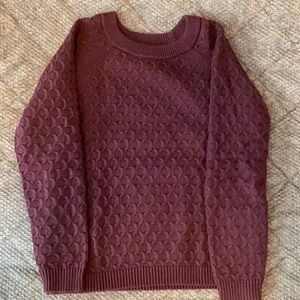Cable knit sweater